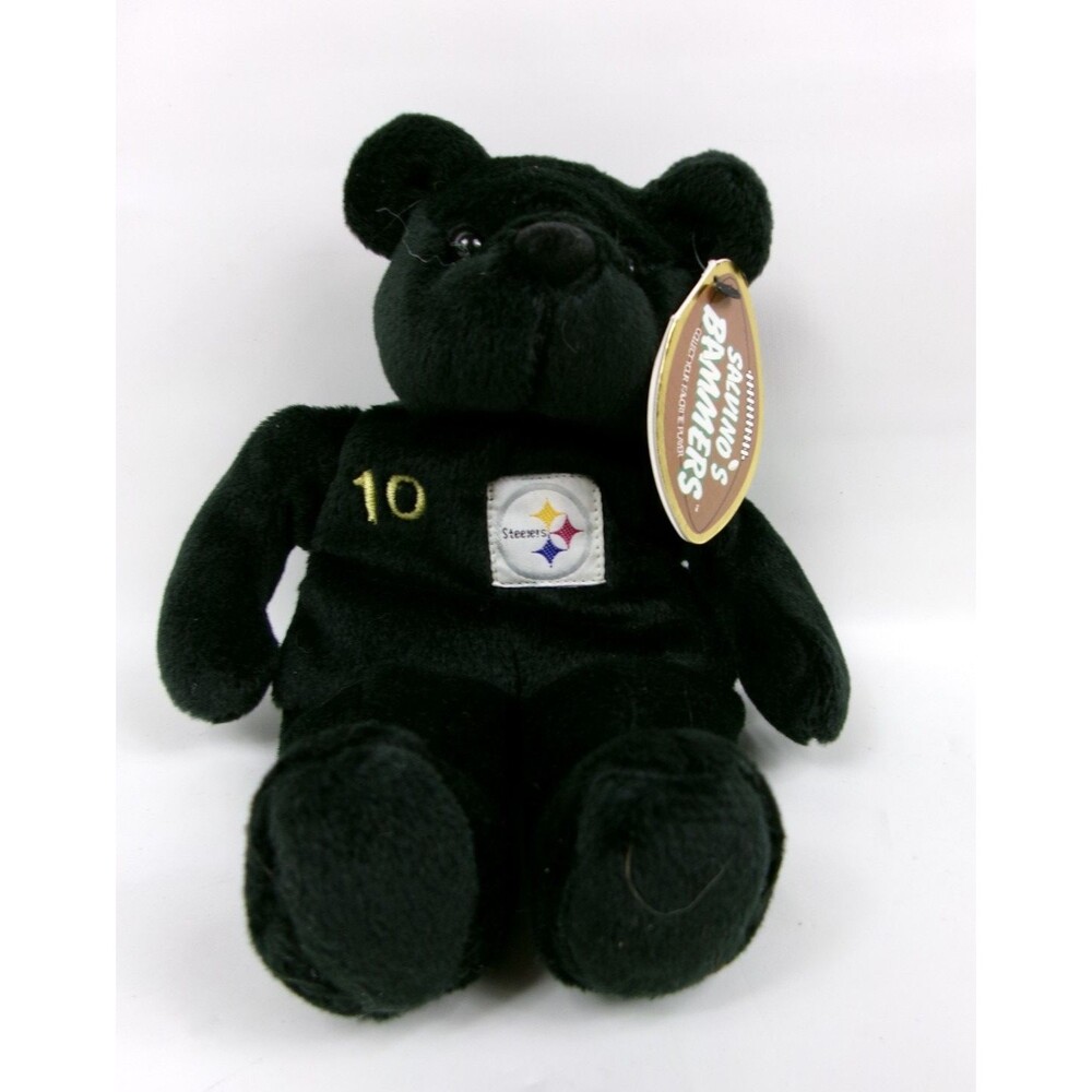Silly Slammers Mini Plush Pittsburg Steelers Bear Stewart 10 New with Tags